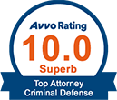 Avvo Rated 10 Stars